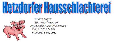 Hausschlachterei Müller Hetzdorf